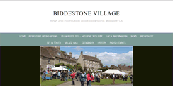 Desktop Screenshot of biddestonevillage.co.uk